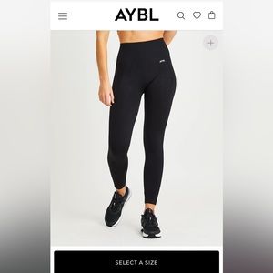 AYBL black seamless leggings